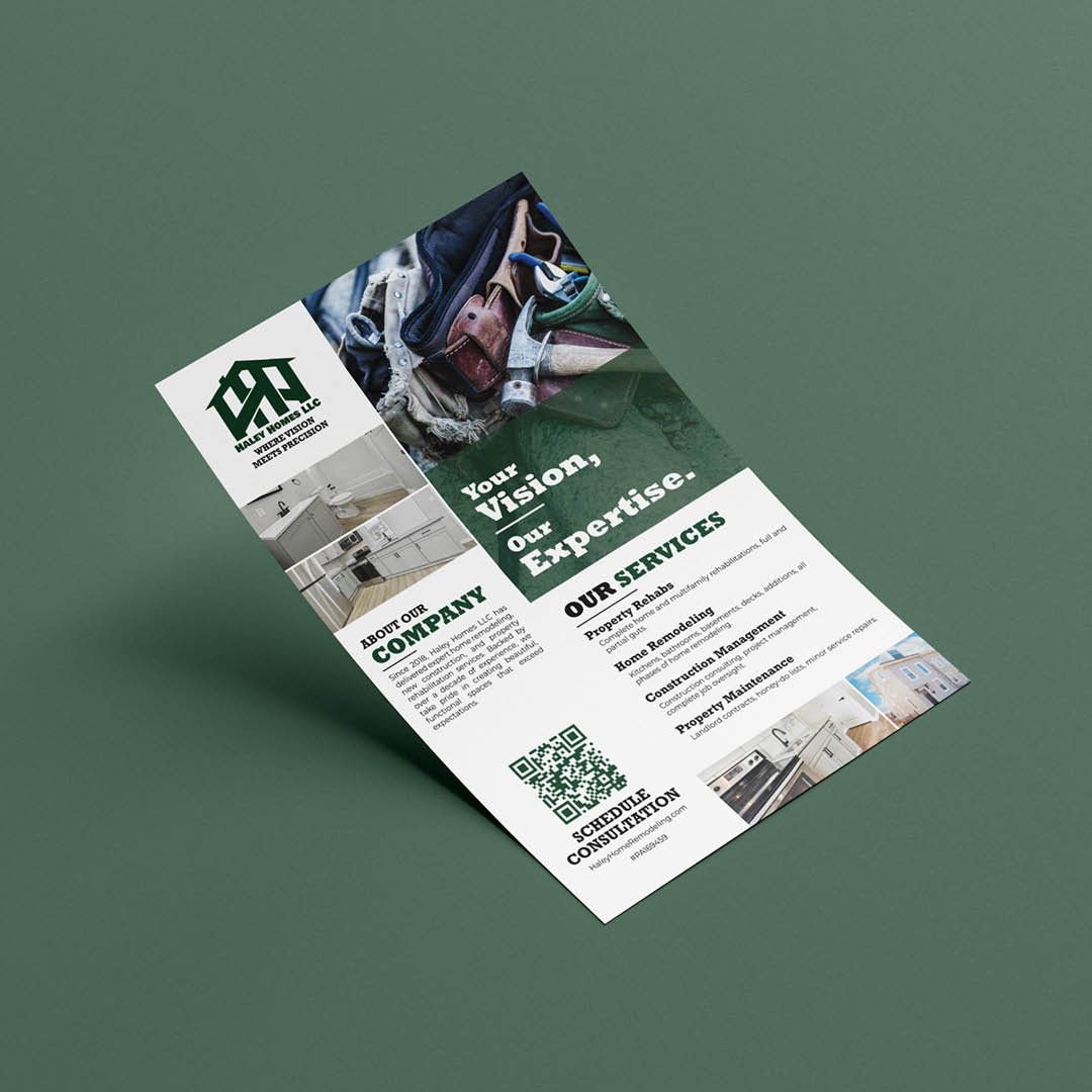 Haley Homes Flyer Mockup